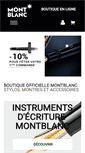 Mobile Screenshot of montblanc-boutique-strasbourg.com