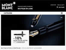 Tablet Screenshot of montblanc-boutique-strasbourg.com